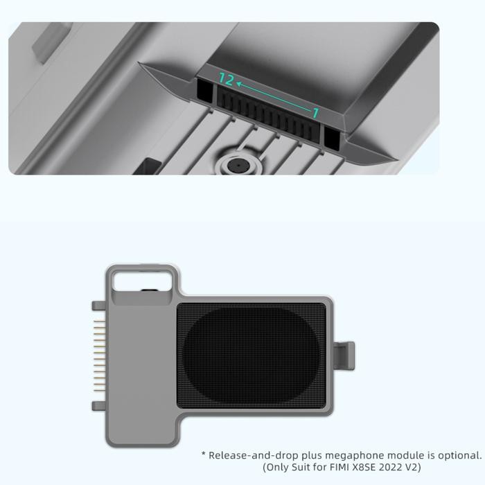 ORIGINAL FIMI X8 SE 2022 V2 MEGAPHONE