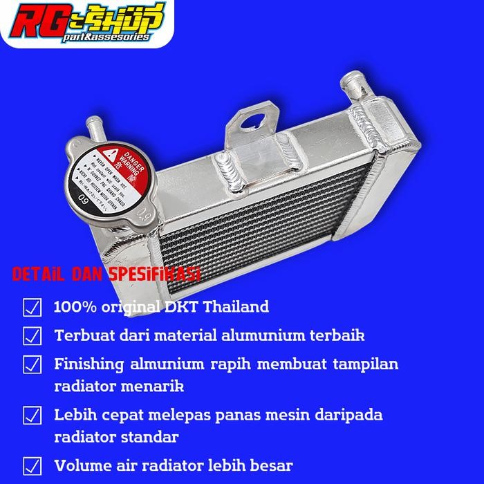 radiator almunium DKT honda Sonic 125 RS old cbu original thailand