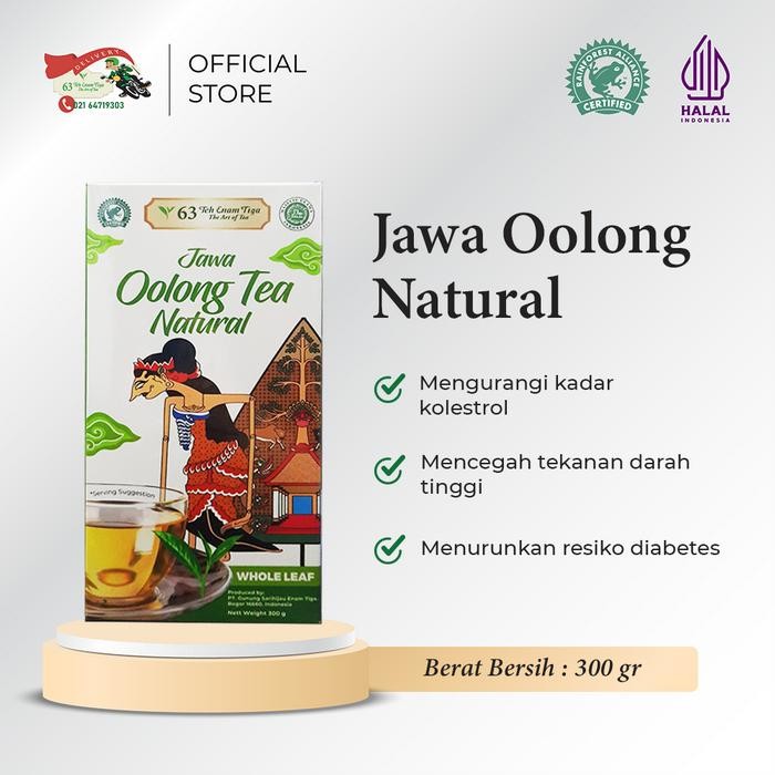 

Teh 63 Jawa Oolong Natural 300gr