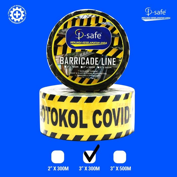 

Melayani Faktur Pajak! I-Safe Police Line Area Wajib Protocol Covid-19 3" X 300M Pembatas
