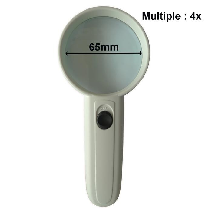 

Kaca Pembesar Lup Lampu LED dengan Lampu LED dan Pembesaran 4X