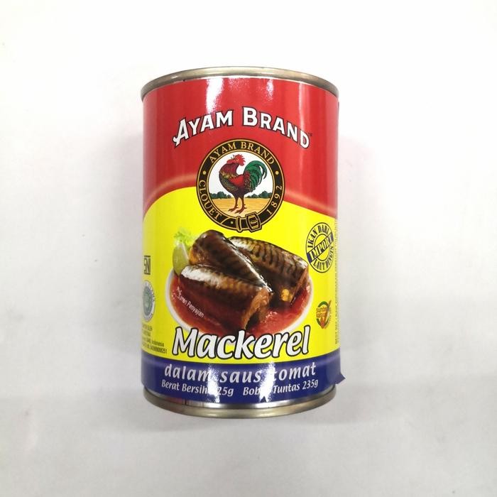 

READY AYAM BRAND MACKEREL KALENG 425G - SARDEN MAKAREL BERKUALITAS