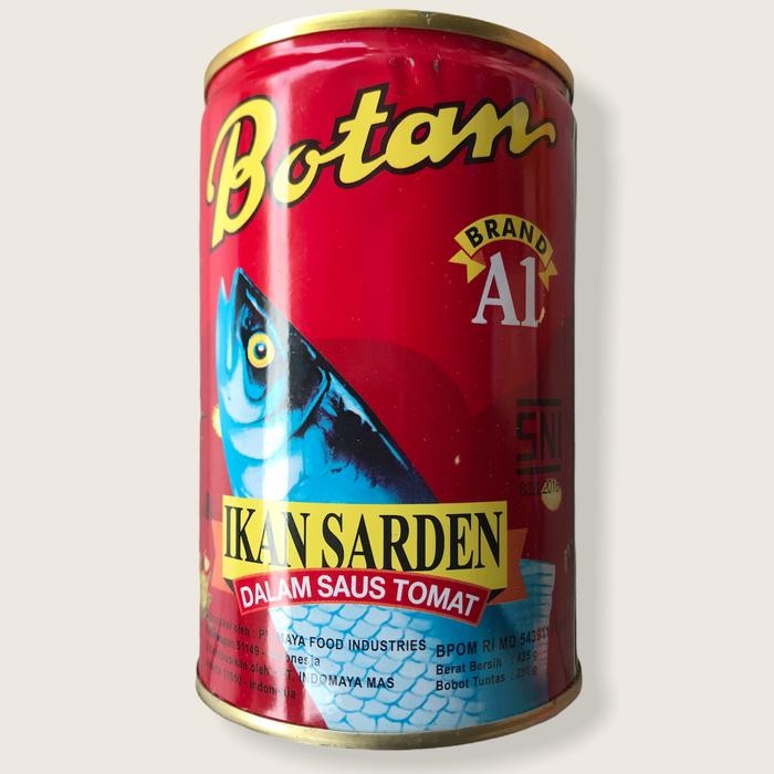 

READY BOTAN BRAND IKAN SARDEN A1 425G - SARDEN KALENG BERKUALITAS