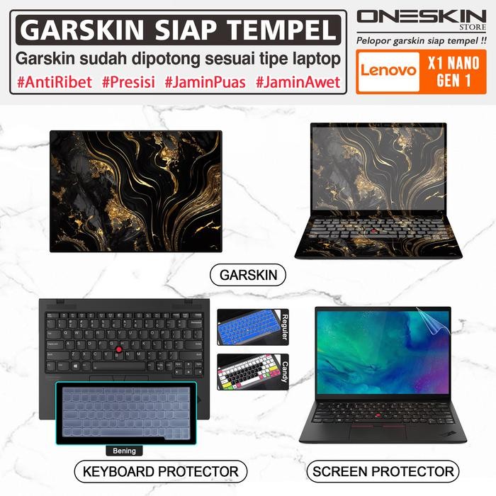 Siap Kirim Garskin Keyboard & Screen Protector Lenovo ThinkPad X1 Nano Gen 1 Premium