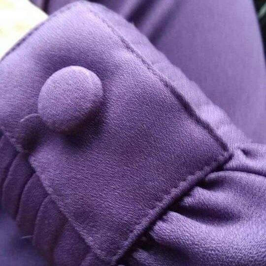 (Hermosa)Gamis Hermosa Polos Warna Ungu-Pakaian Wanita Muslimah Syari Premium Ungu Tua Polos