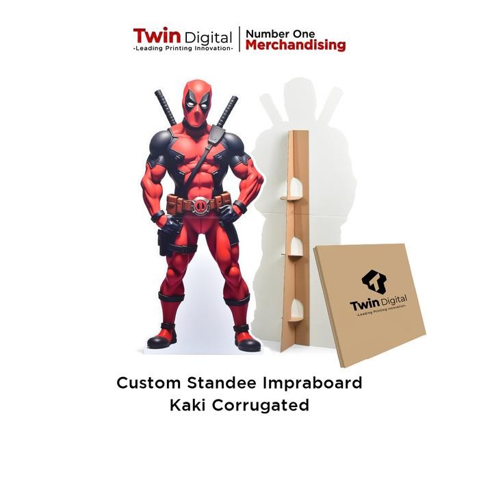 

Custom Human Standee Figure Idol Real Size Impraboard Free Box - Cetak Standing Impraboard Kaki