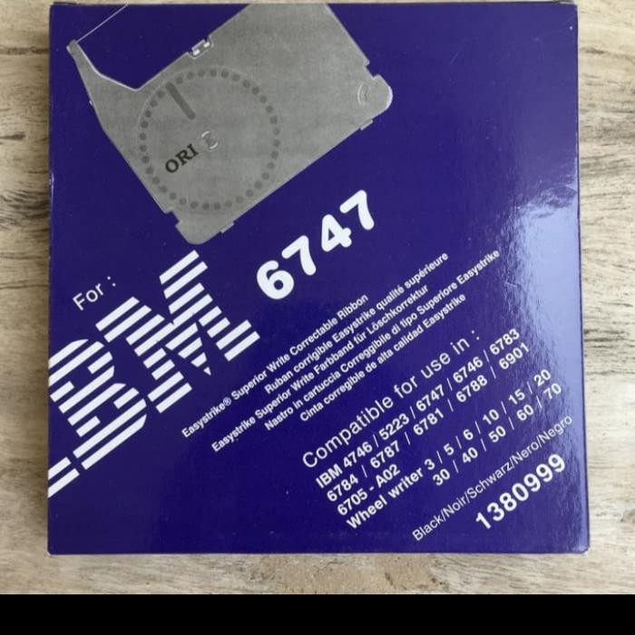 PITA MESIN TIK IBM ELEKTRIK TYPE 6747