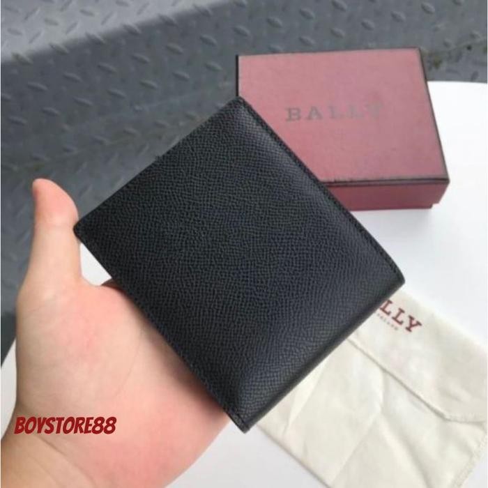 Berkualitas Dompet Bally Trisai Pria Bifold Wallet Authentic Fullset