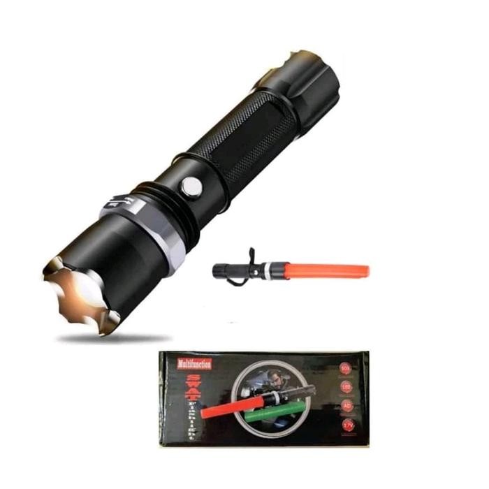 Senter Police Swat Lalu Lintas Flashlight Led / Senter Police Swat / Senter Swat Police