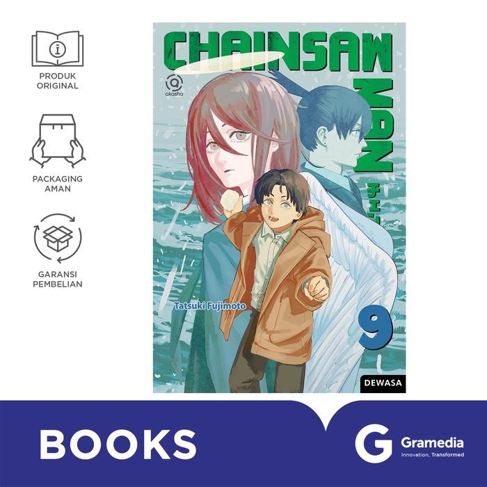 

Gramedia Komik Akasha : Chainsaw Man 09 (Tatsuki Fujimoto)