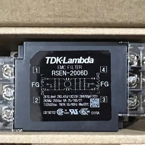 NOISE FILTER TDK LAMBDA RSEN-2006D 6A DIN RAIL