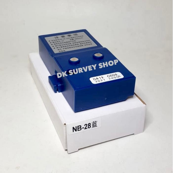 BATTERY NB28 TOTAL STATION SPECTRA FOCUS 2 / BATERAI TS NB-28 FOCUS2