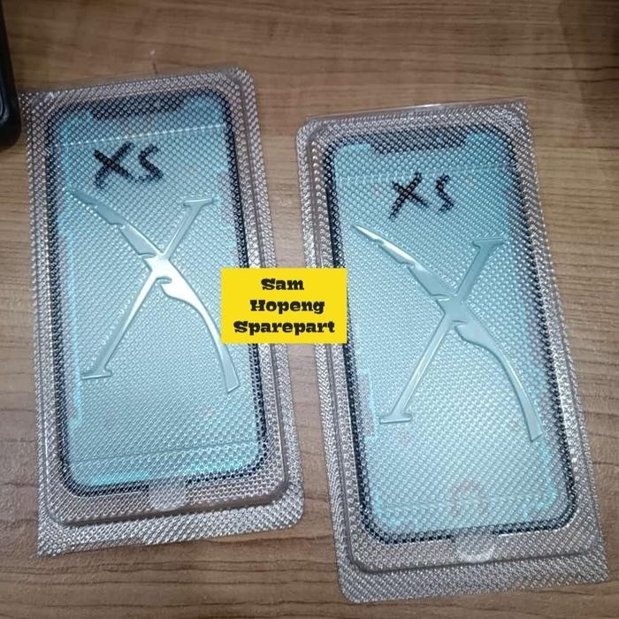 KACA LCD / KACA TOUCHSCREEN / GLASS + FRAME + OCA IPHONE XS