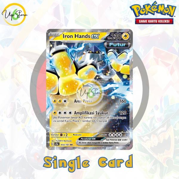 Iron Hands ex (RR) - 054/187 - Festival Terastal ex (SV8a)  - Pokemon Indonesia