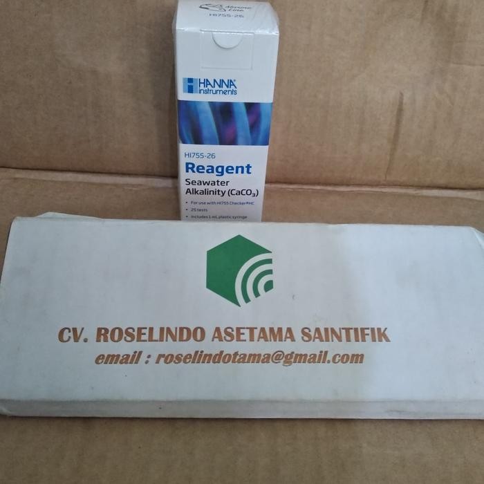 HANNA HI 755-26 MARINE ALKALINITY CHECKER REAGENTS 25 TEST HI755