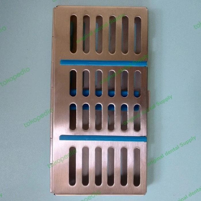 CASSETE TRAY STERILIZATION DENTAL INSTRUMENT AUTOCLAVE ISI 7 PIECE