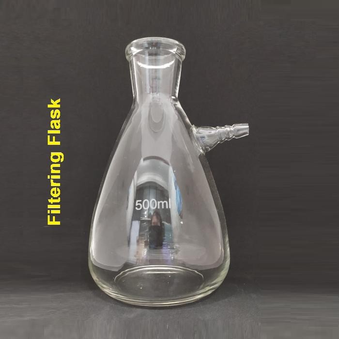 FILTERING FLASK 500 ML SUCTION FLASK GLASS