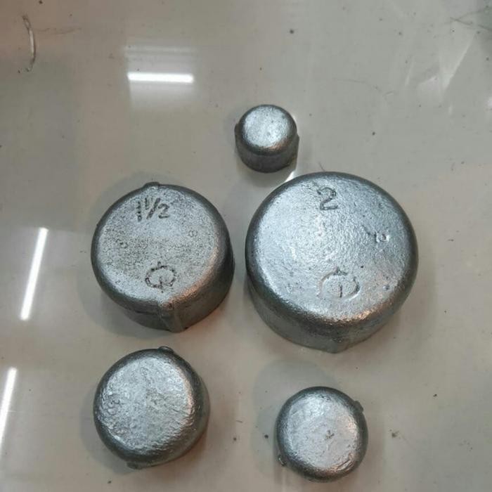 ready Cap Dop Galvanis tutup cap drat 3 inch