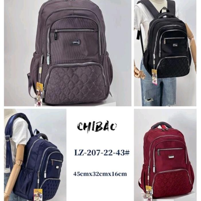 Tas Ransel Laptop CHIBAO Jumbo Import Kanvas Parasut Waterproof