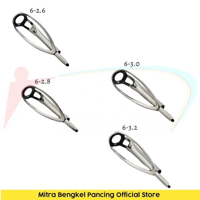 Ring Guide Fuji Pmnst 6 Sic Tip Top Chrome 1Pcs Cincin Joran Original Japan Pancing