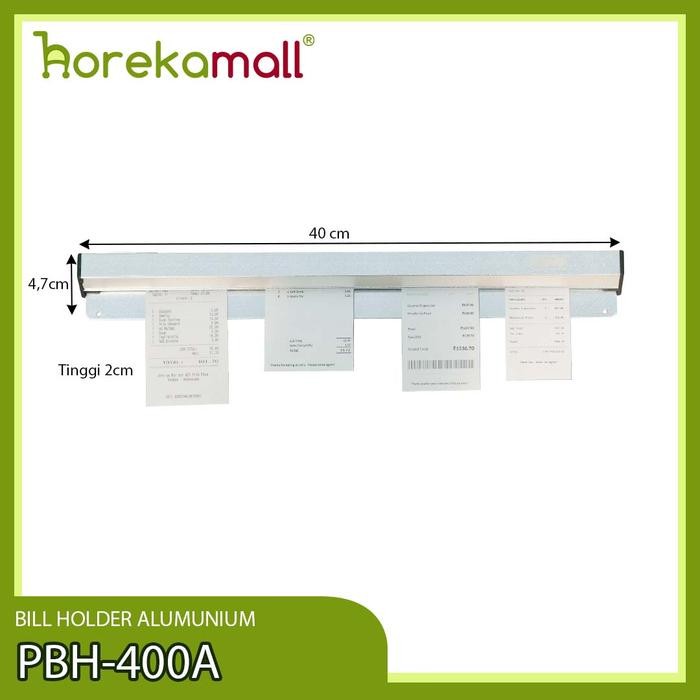 

Baru Penjepit Kertas Menu Bill Holder Aluminium PBH-400A 40cm