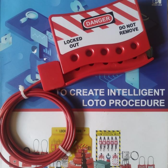 

Baru Five-Hole Cable Lockout Alat Pengaman Kabel Industri