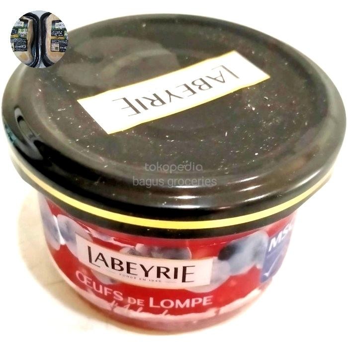 

Telur ikan - Lumpfish/lumpsucker caviar Red & Black LABEYRIE 80gr
