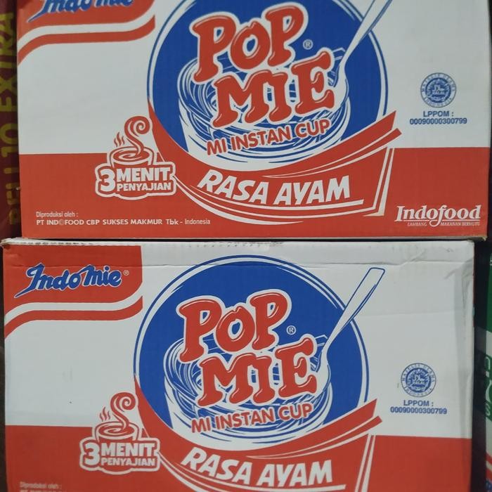 

Popmie Ayam - Baso - Soto / dus (24 pcs)