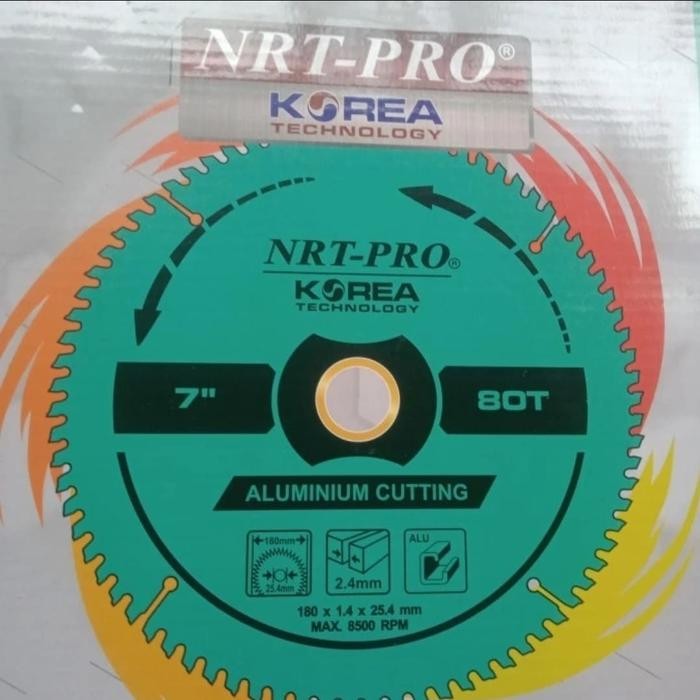 Mata Circular Saw Potong Aluminium GT Japan TCT 7" x 80T / 7"x80T