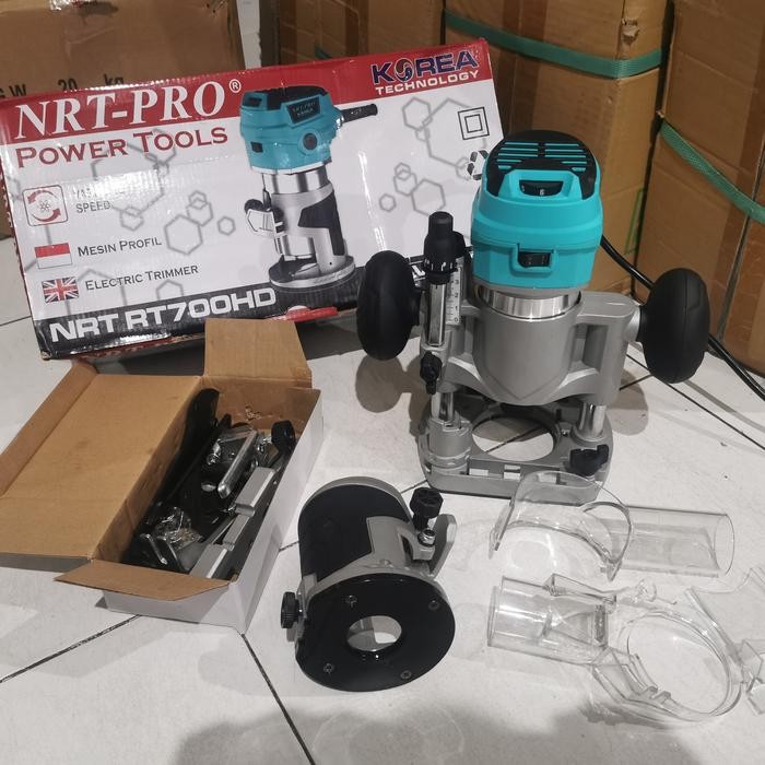 Mesin Profil Kayu Router Trimmer 2in1 NRT-PRO RT700HD NRT PRO RT 700