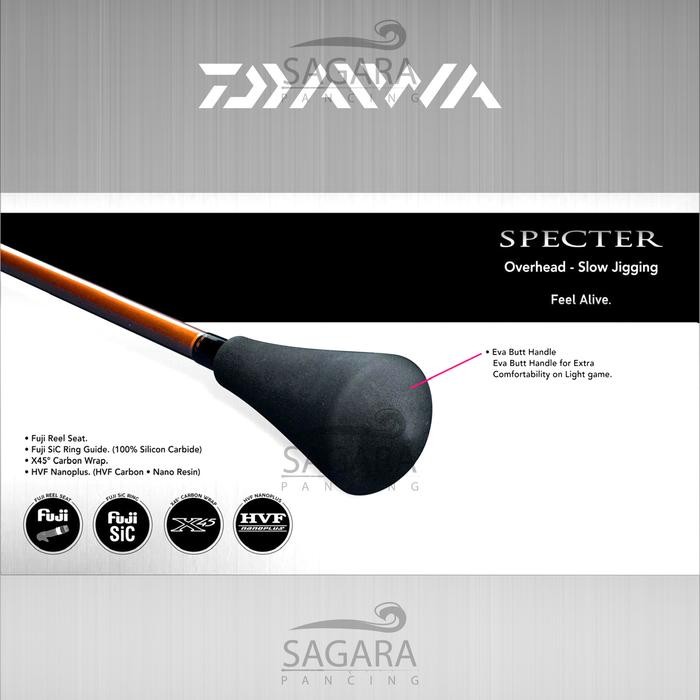 Joran Daiwa Specter Joran Slow Jigging Rod Jigging Joran Carbon Hollow