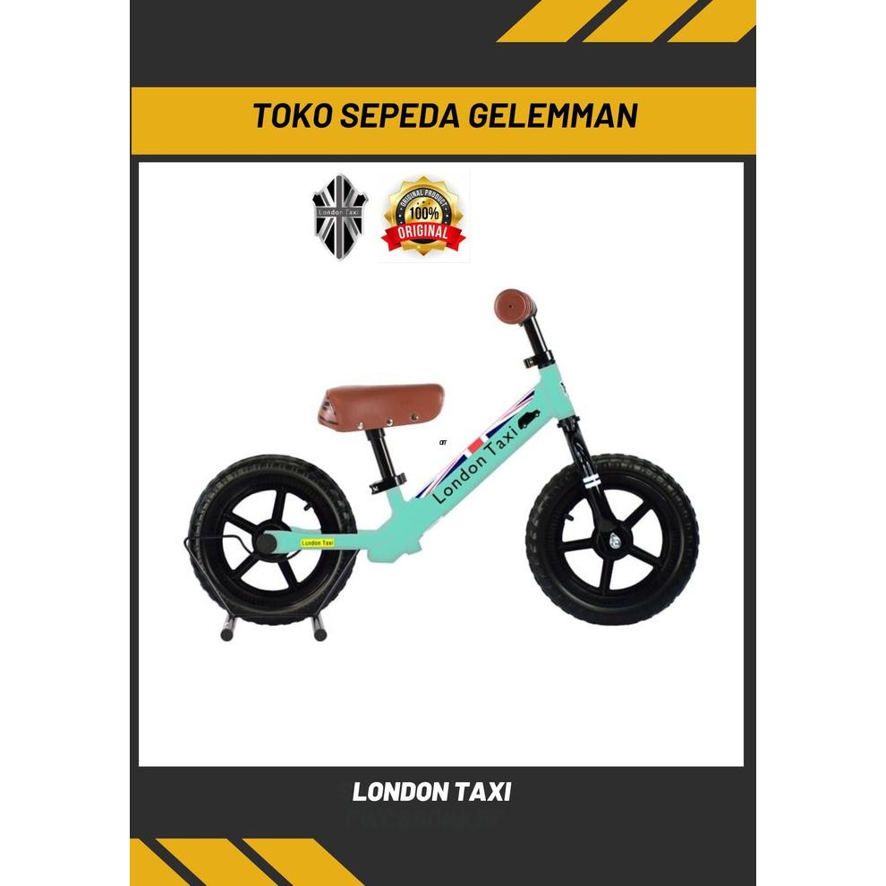 Sepeda anak balance bike london taxi