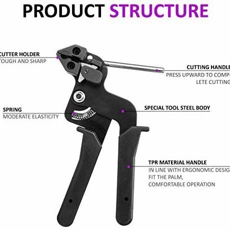 Bagus Zip Tie Tension Tool ,Cable Tie Gun For Stainless Steel Cable Ties