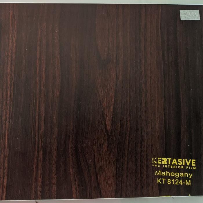 Kertasive Wood grain Motif Kayu - Mahogany - 122 cm