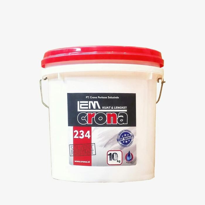 Lem Aliphatic Crona 234 4kg / Lem Kayu Putih Finger Joint Laminating