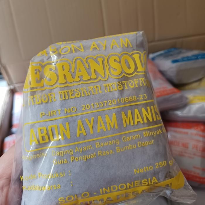 

Abon Ayam Mesran Solo Best Quality Asli 100% Original