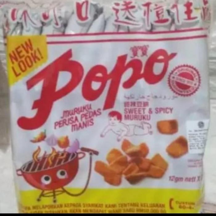 

Muruku Popo Snack Ikan Isi 30Bks X12Gr Best Quality Asli 100% Original