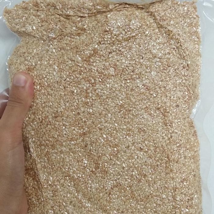 

Wijen Putih Sangrai 1Kg / Wijen Mateng / White Sesame Seeds Roasted Best Quality Asli 100% Original