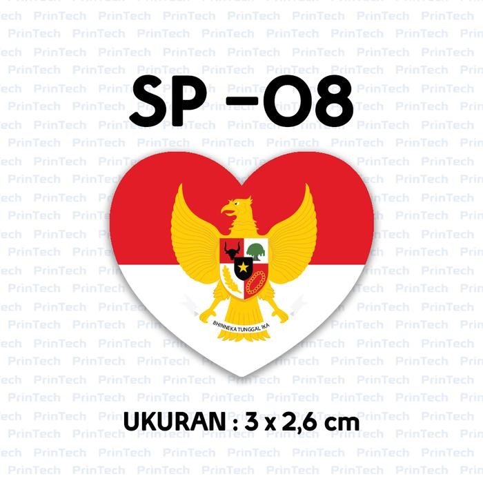 

(Allthebest) Stiker pipi merah putih 17 Agustusan