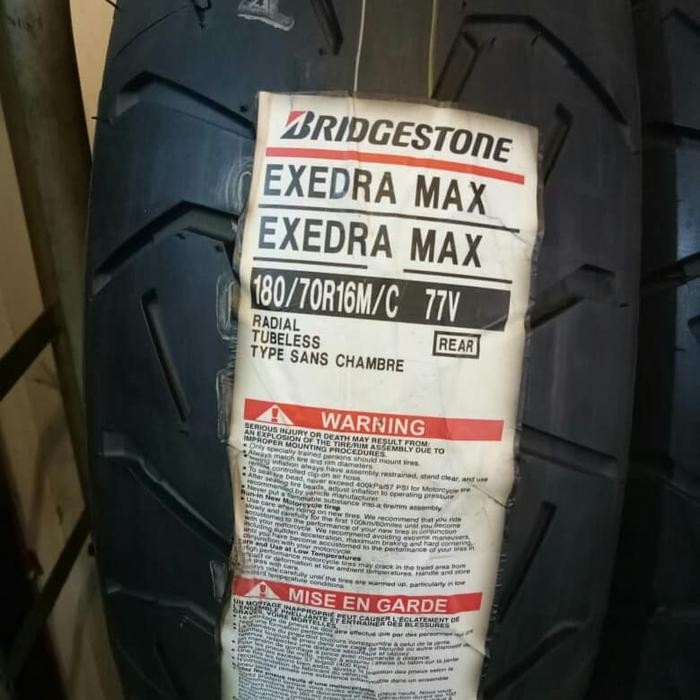 Ban Luar Battlax Exedra Max Ukuran 180 /70-16 Tubeless