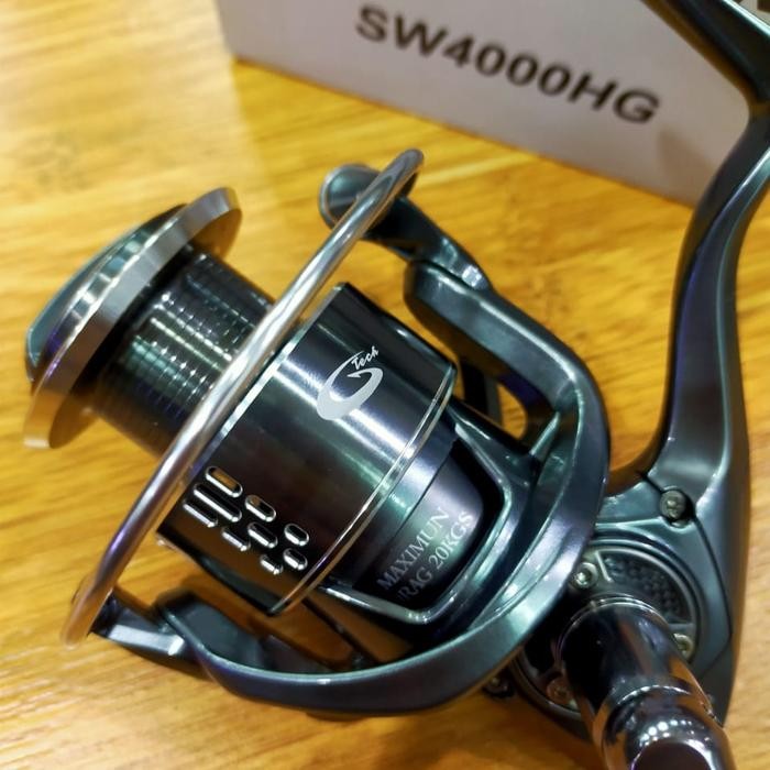 Reel Spinning G TECH HIGH POWER SW 4000HG MAX DRAG 22KG