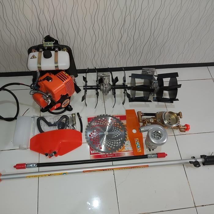 Promo Paket Mesin Potong Rumput,Pengembur,Penyiang ,Mesin Steam,Pompa Air