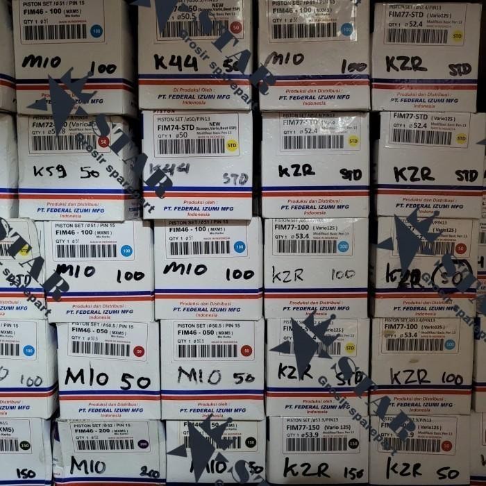 Best seller PISTON KIT BEAT KVY / SCOPY KARBU / SPACY FIM 42 PEN 13 Terlaris