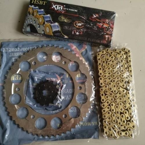 Gear set xtreme yamaha r15 v3 r15 v2 mx king vixion