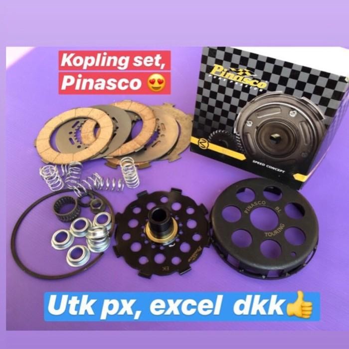 Kopling set racing pinasco utk vespa px series, excel dkk
