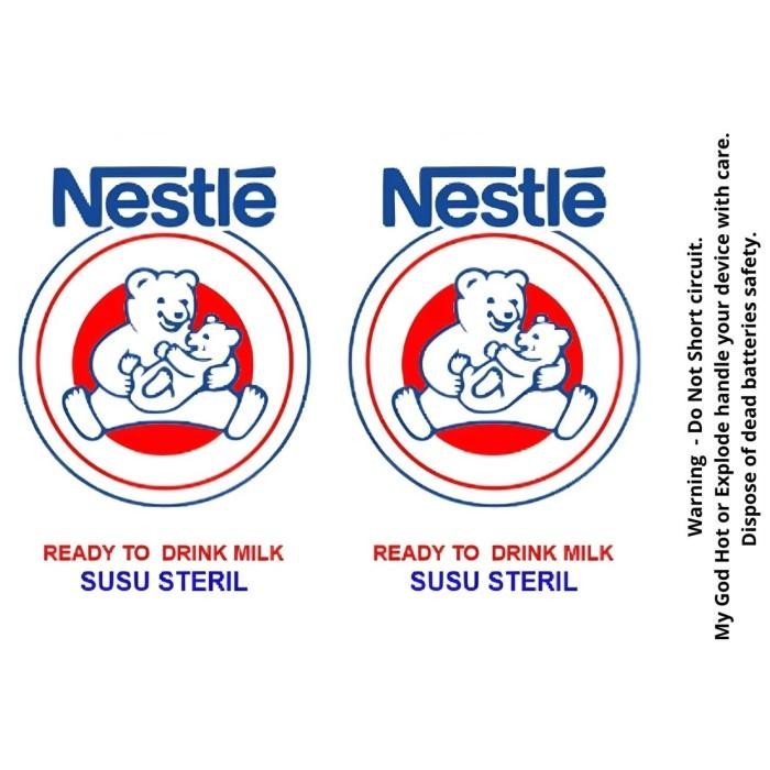 (Allthebest) Stiker Skin Wrap Baterai 18650 Desain ABC Alkaline Original Desain