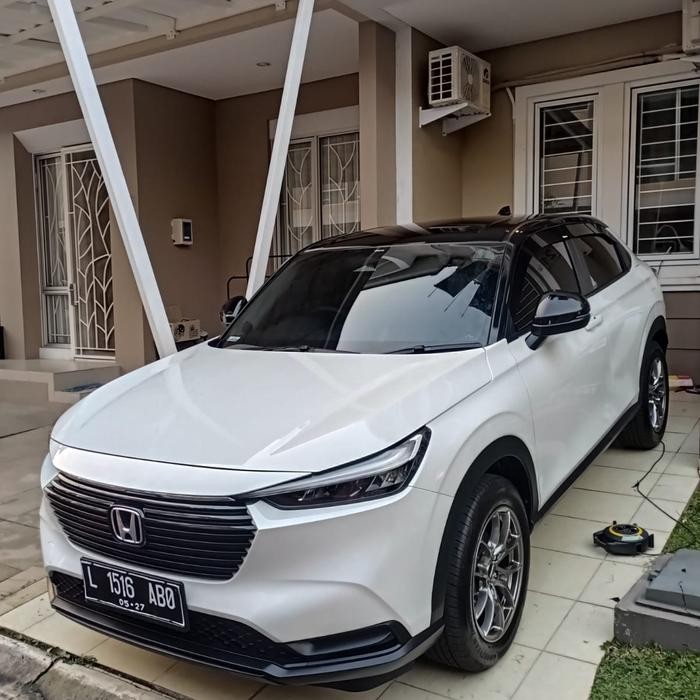  Premium Wrapping Sticker Mobil Two Tone Hitam Super Glossy