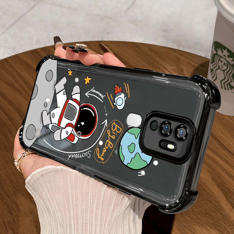 Casing Hp untuk OPPO A5 2020 A9 2020 A11 A11x Case Cesing astronaut Kasing ponsel pelindung Silikon 