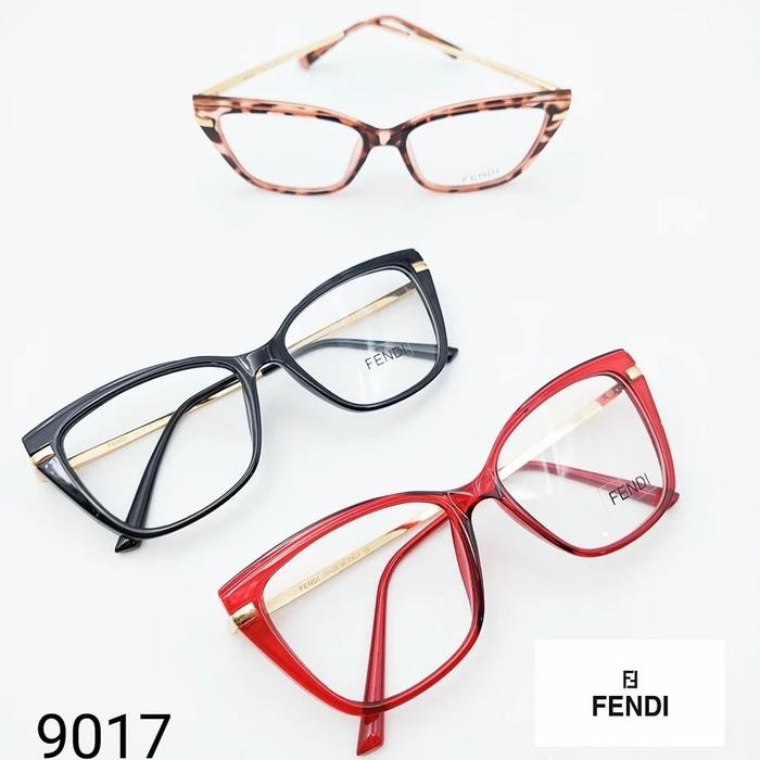 Populer Frame Kacamata Cat Eye Wanita Free Lensa Minus Antiradiasi - Se95825