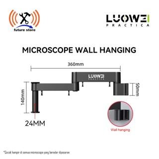 LUOWEI LW-017A Stand Mikroskop Dinding - Konstruksi Logam - Rotasi 360 Derajat - Kompatibel 99% Kit